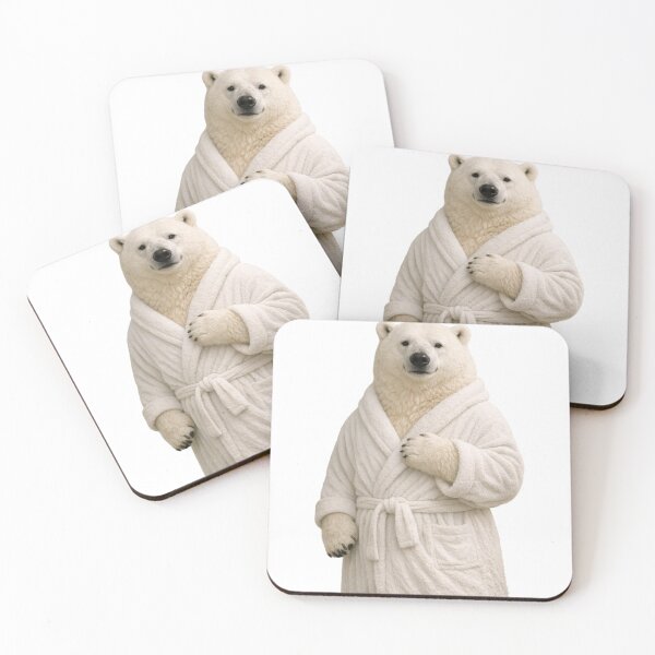 Item preview, Bathrobe Polar Bear designed and sold by Sillytoe.