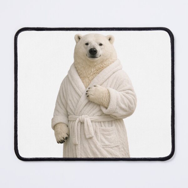 Item preview, Bathrobe Polar Bear designed and sold by Sillytoe.
