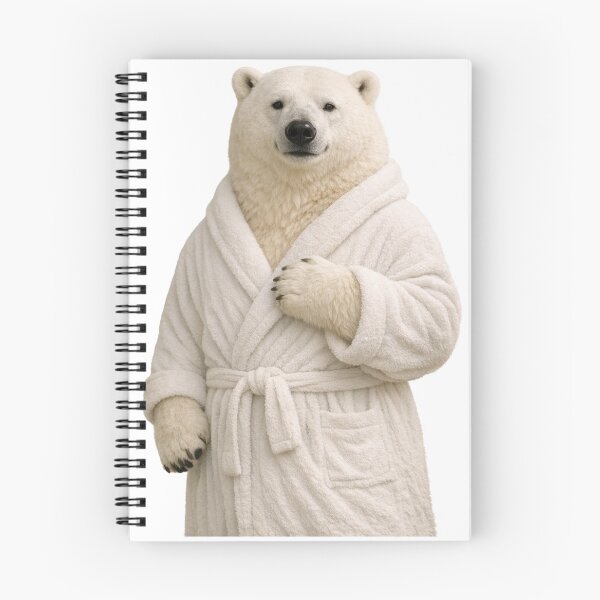 Item preview, Bathrobe Polar Bear designed and sold by Sillytoe.