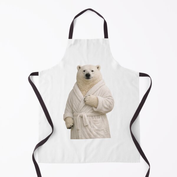 Item preview, Bathrobe Polar Bear designed and sold by Sillytoe.