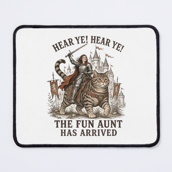 Item preview, Auntie Aunt Cat Knight Hear Ye The Fun Aunt Has Arrived designed and sold by sentfromemily.