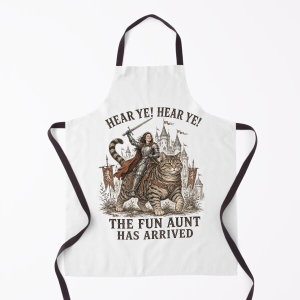 Item preview, Auntie Aunt Cat Knight Hear Ye The Fun Aunt Has Arrived designed and sold by sentfromemily.