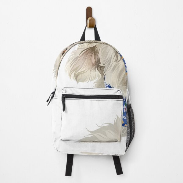 Item preview, Cute White Dog with Blue Bandana Illustration designed and sold by onebystudio.