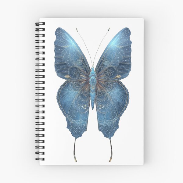 Item preview, Glowing Blue Butterfly Ethereal Insect Art designed and sold by LC&LCPlatform.