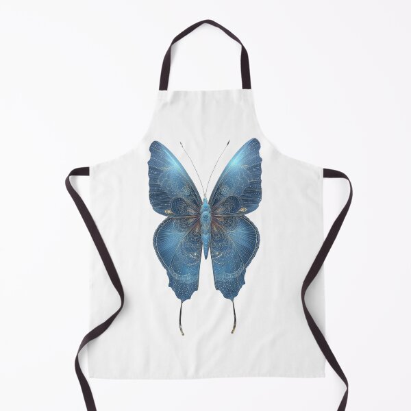 Item preview, Glowing Blue Butterfly Ethereal Insect Art designed and sold by LC&LCPlatform.