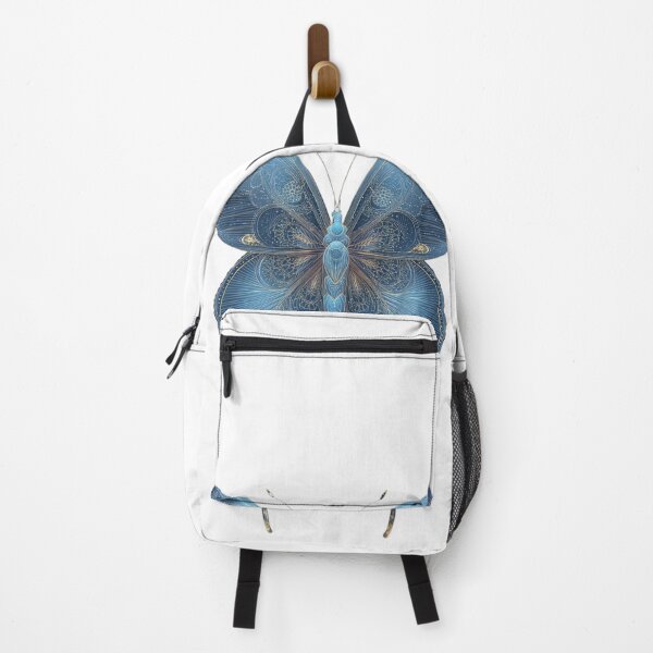 Item preview, Glowing Blue Butterfly Ethereal Insect Art designed and sold by LC&LCPlatform.