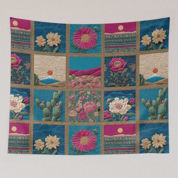 Item preview, Floral Grid designed and sold by Sheoutthere.