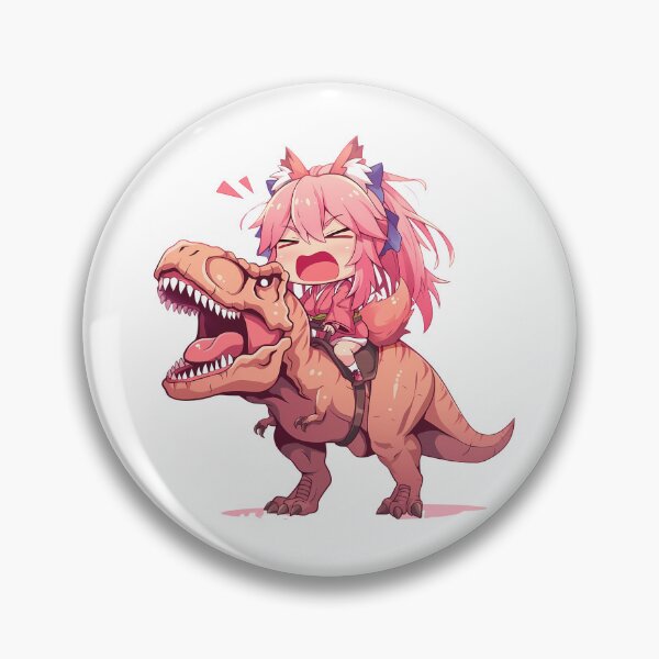 Item preview, Tamamo no Mae Fate Grand Order Dinosaur Chibi Adventure designed and sold by Dashsopaner.