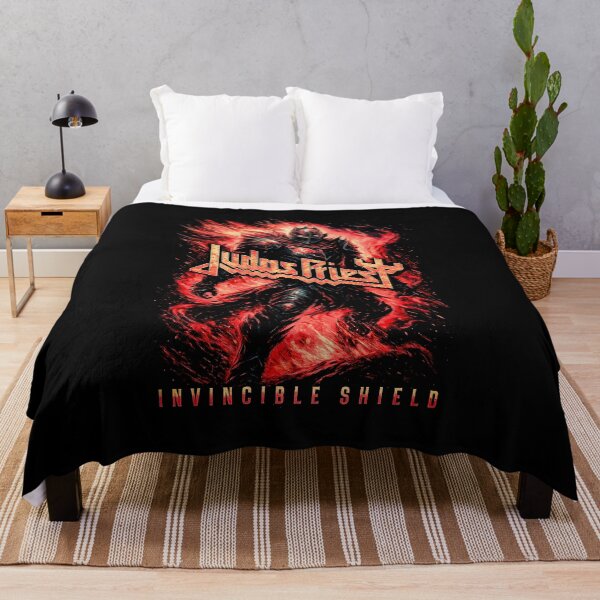 Item preview, Judas Priest - Invincible Shield: A Dynamic Heavy Metal Graphic designed and sold by interdesigner.