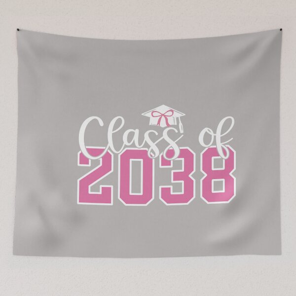 Item preview, Class of 2038 Grow with Me Kindergarten Pink Coquette Bow Performance designed and sold by GreggRoss.