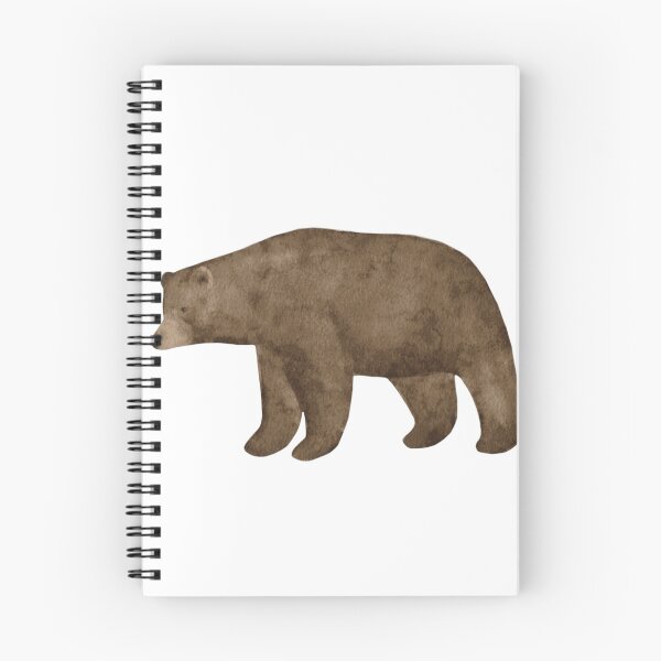 Item preview, Handpainted Watercolor Clumsy Cute Forest Brown Bear T-shirt designed and sold by ThomaasFields.