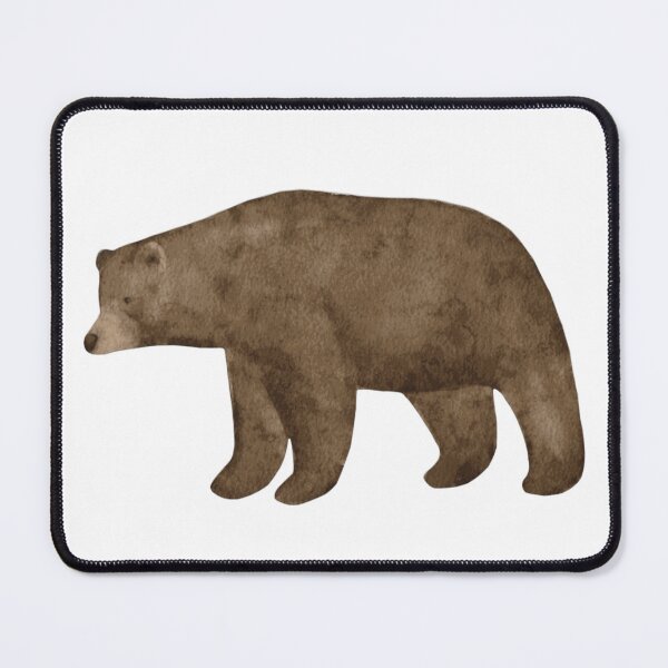 Item preview, Handpainted Watercolor Clumsy Cute Forest Brown Bear T-shirt designed and sold by ThomaasFields.
