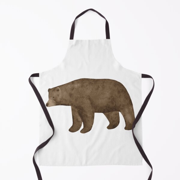 Item preview, Handpainted Watercolor Clumsy Cute Forest Brown Bear T-shirt designed and sold by ThomaasFields.
