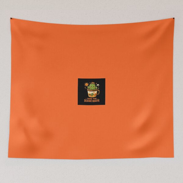 Item preview, Take The Scenic Route Cactus Travel Design designed and sold by     GoodVibe Prints.