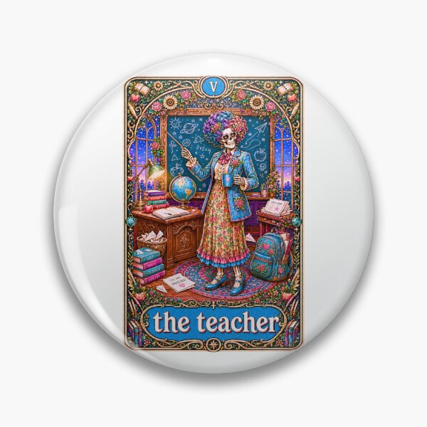 Item preview, Funny Tarot Skeleton - The Teacher designed and sold by Travelslightly.