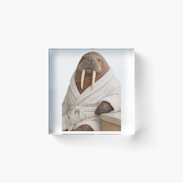 Item preview, Comfy Bathrobe Walrus designed and sold by Sillytoe.