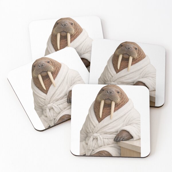 Item preview, Comfy Bathrobe Walrus designed and sold by Sillytoe.
