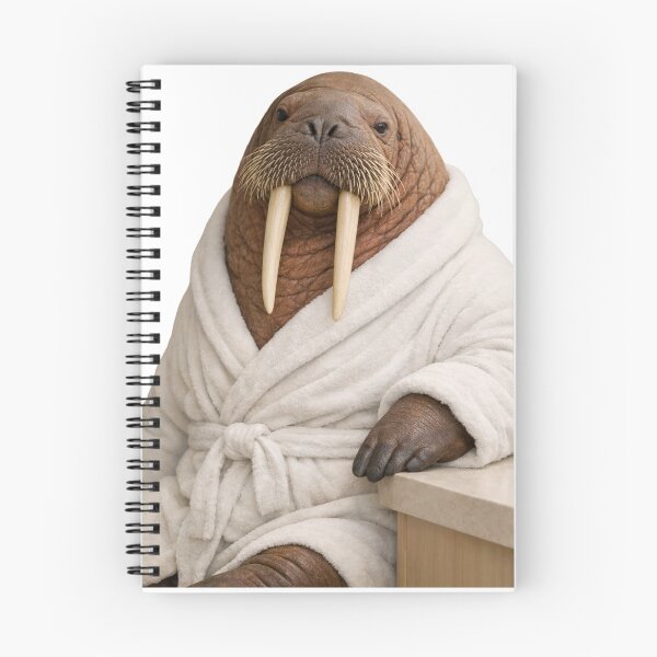 Item preview, Comfy Bathrobe Walrus designed and sold by Sillytoe.