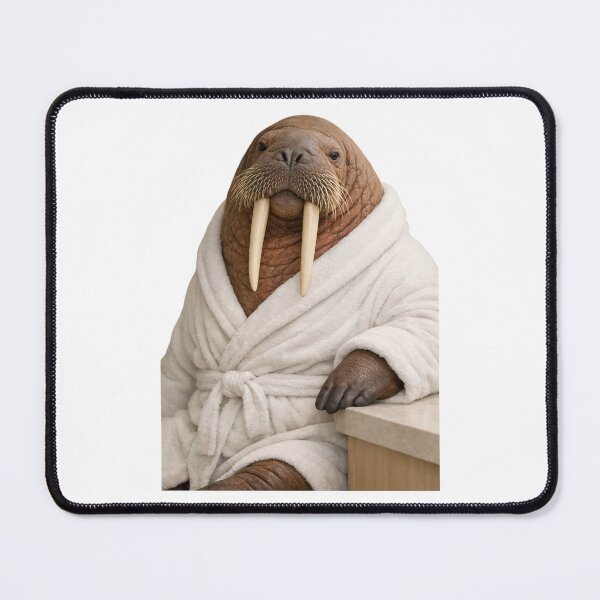 Item preview, Comfy Bathrobe Walrus designed and sold by Sillytoe.