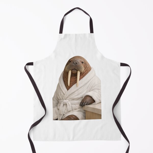 Item preview, Comfy Bathrobe Walrus designed and sold by Sillytoe.