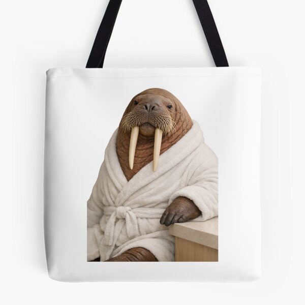 Item preview, Comfy Bathrobe Walrus designed and sold by Sillytoe.