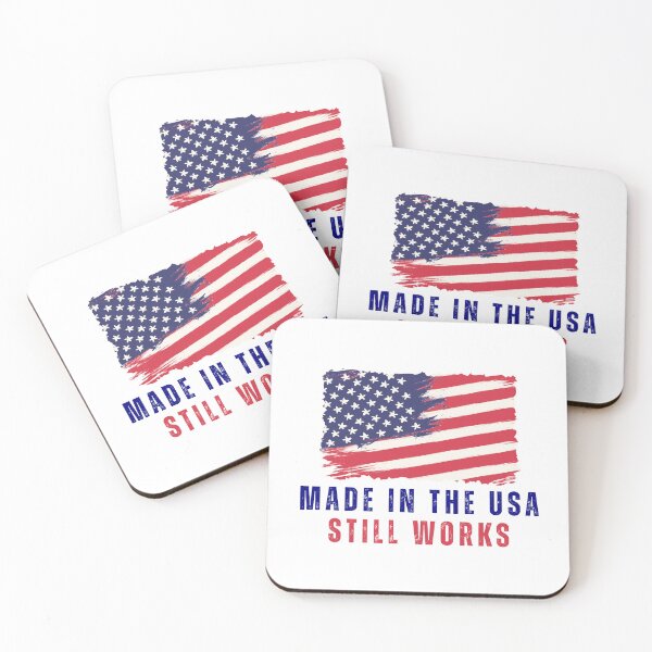 Item preview, Made in the USA Still Works Patriotic T-Shirt designed and sold by DirtyBeards.