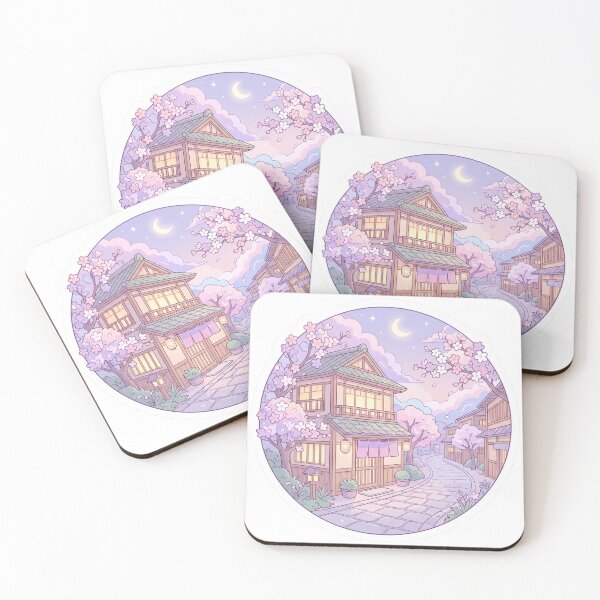 Item preview, Japan in shades of pink designed and sold by SoraPetals.