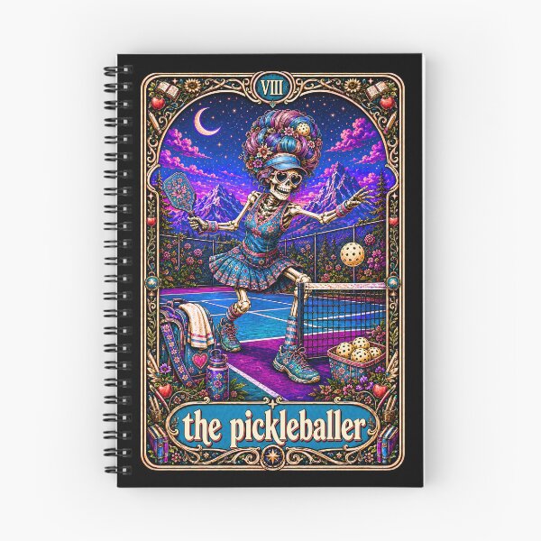 Item preview, Funny Tarot Skeleton - The Pickleballer designed and sold by Travelslightly.