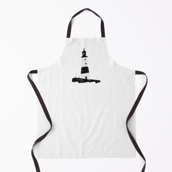 Item preview, Watercolor Lighthouse Nautical Illustration – black and White Coastal Lighthouse designed and sold by Ramona-Gliga.