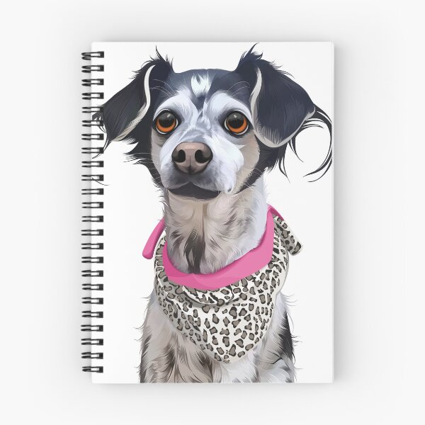 Item preview, Cute Dog with Leopard Bandana Vector Illustration designed and sold by onebystudio.