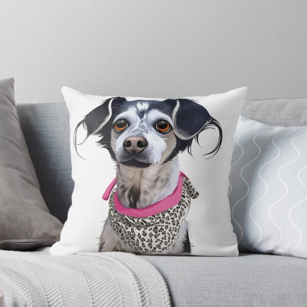 Item preview, Cute Dog with Leopard Bandana Vector Illustration designed and sold by onebystudio.