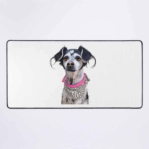 Item preview, Cute Dog with Leopard Bandana Vector Illustration designed and sold by onebystudio.
