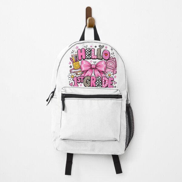 Item preview, Hello 1st Grade Cute Pink Bow Back To School designed and sold by QuiteOrbit.