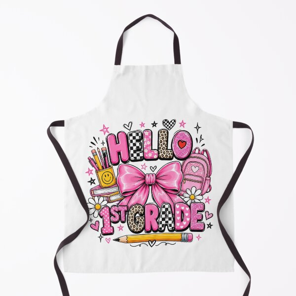Item preview, Hello 1st Grade Cute Pink Bow Back To School designed and sold by QuiteOrbit.