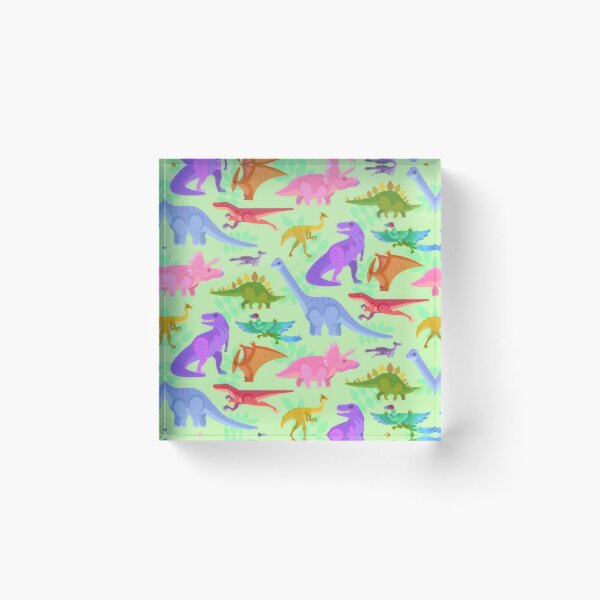 Item preview, Pastel Prehistoric Dinosaurs - Nursery Seamless Pattern designed and sold by Billy Morfo™.