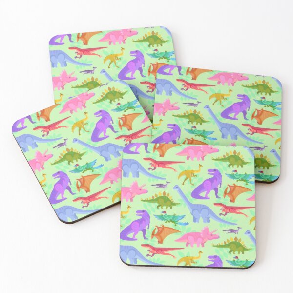Item preview, Pastel Prehistoric Dinosaurs - Nursery Seamless Pattern designed and sold by Billy Morfo™.