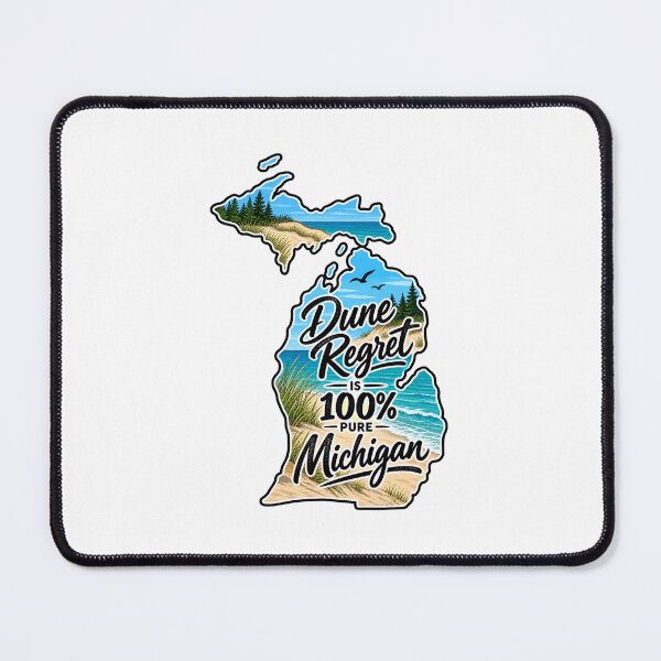 Item preview, Funny Michigan Dune Regret is 100% Pure Michigan designed and sold by gillys.