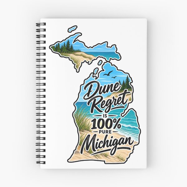 Item preview, Funny Michigan Dune Regret is 100% Pure Michigan designed and sold by gillys.