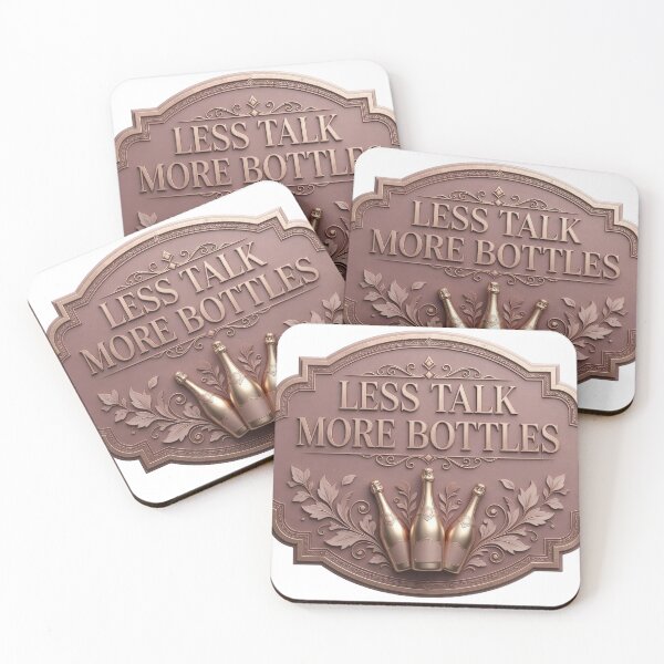 Item preview, Iconic LESS TALK MORE BOTTLES designed and sold by dazzlemakers.