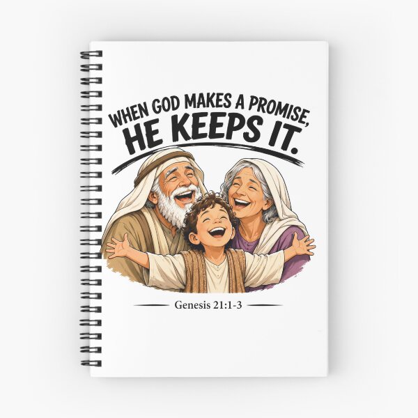 Item preview, When God Makes a Promise, He Keeps It | Genesis 21:1-3 | Christian Bible Design Inspired by Abraham, Sarah & Isaac designed and sold by ByJeffro.