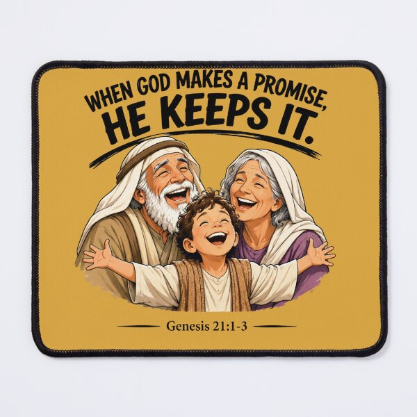 Item preview, When God Makes a Promise, He Keeps It | Genesis 21:1-3 | Christian Bible Design Inspired by Abraham, Sarah & Isaac designed and sold by ByJeffro.