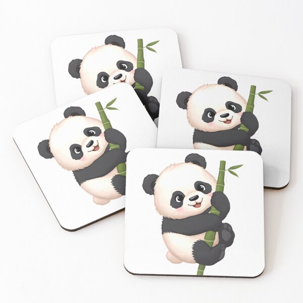 Item preview, Cute Baby Panda with Bamboo designed and sold by AmirArtisanVibe.