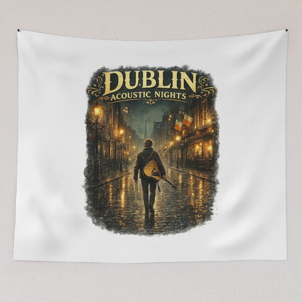 Item preview, Dublin Acoustic Nights Irish Folk Art designed and sold by Mohamedeinoo.
