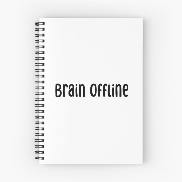 Item preview, Brain Offline, Typography  designed and sold by Memes N Lore .