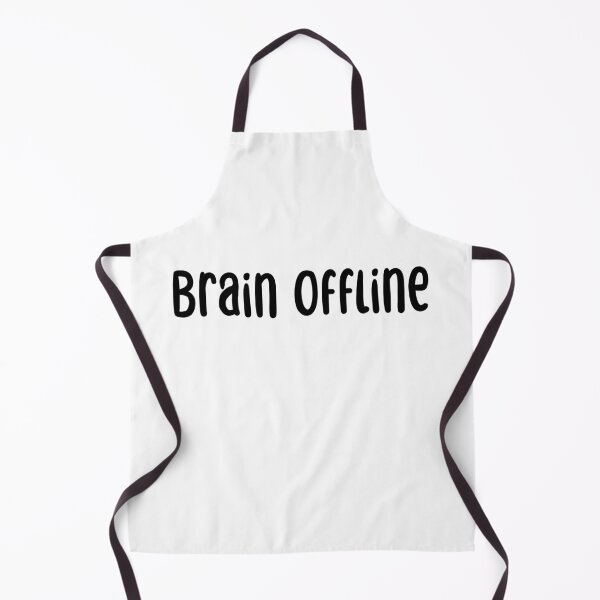 Item preview, Brain Offline, Typography designed and sold by Memes N Lore .