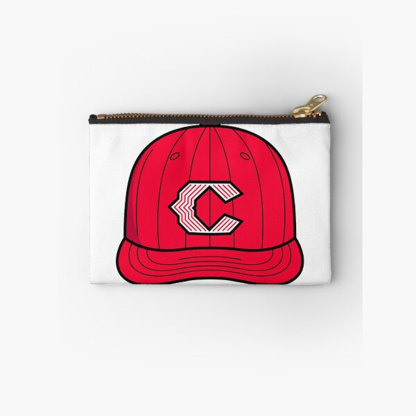 Item preview, Red C Baseball Cap - Bold Retro Varsity C Hat Sticker designed and sold by PufferPhishDzn.