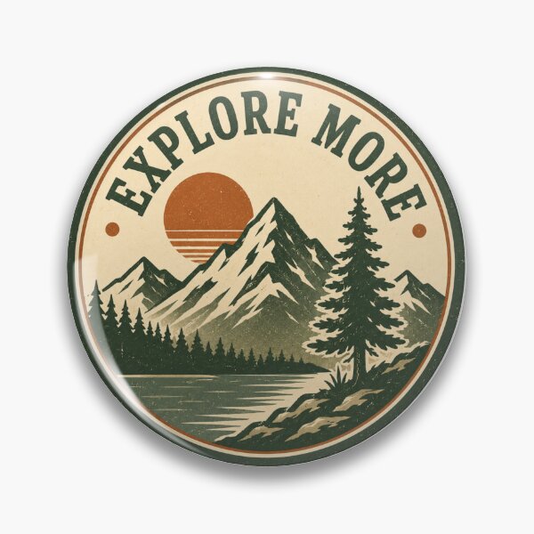 Item preview, National Park Explore More Badge designed and sold by NeoSakura.
