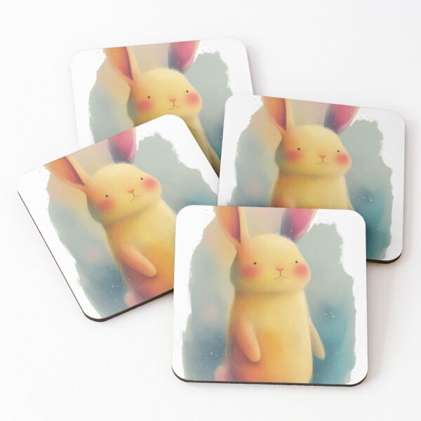 Item preview, Cute yellow rabbit with big ears designed and sold by Mianku | Für das Leben.