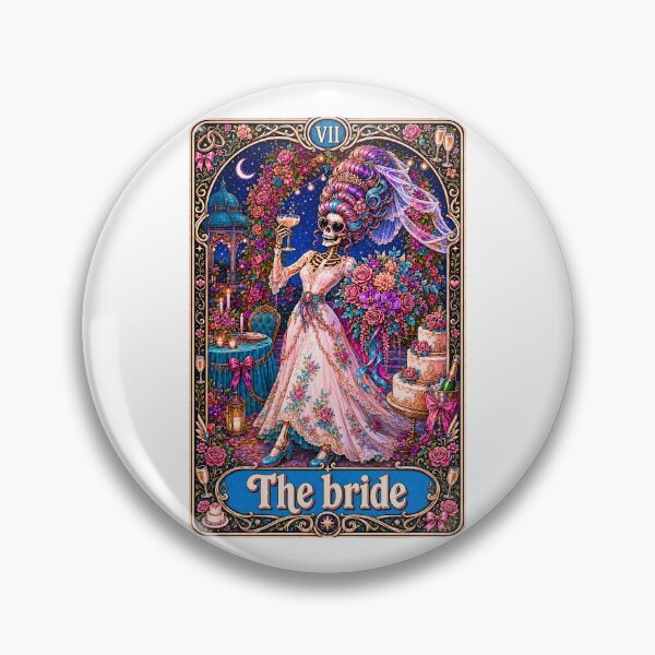 Item preview, Funny Tarot Skeleton - The Bride designed and sold by Travelslightly.