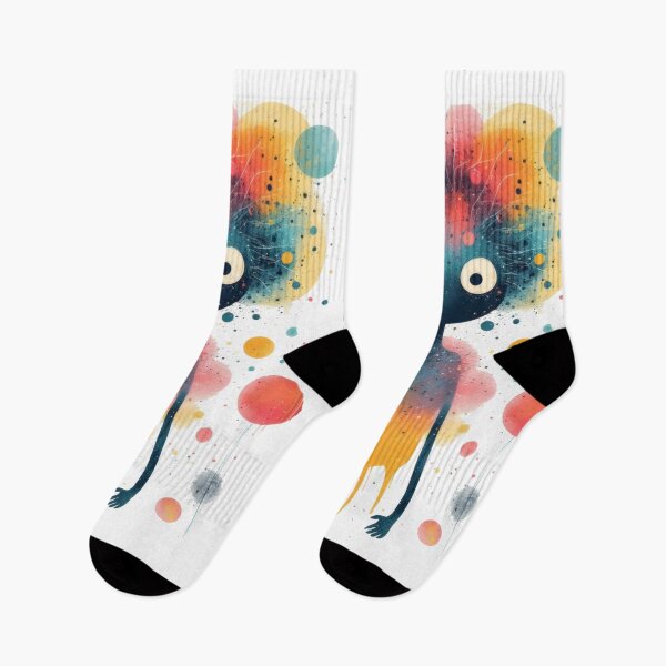 Item preview, A creative explosion of a colorful watercolor creature designed and sold by Mianku | Für das Leben.